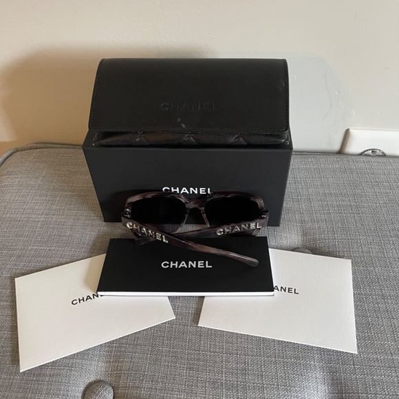 Chanel Square Acetate Frame Sunglasses - Picture 14 of 16